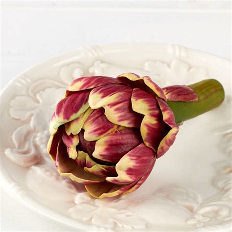 If you are someone who is a flower arrangement lover, try this simple technique to make a classy presentation. Burgundy Artificial Artichoke - Vase and Bowl Fillers ...