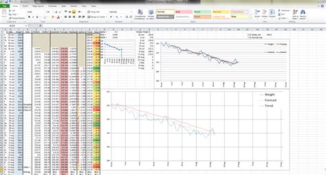 10 excel templates to track your health and fitness · daily food log · weight loss chart · weekly exercise chart · blood pressure chart · ideal . I'm a bodybuilder. Here's my weight tracking system for ...