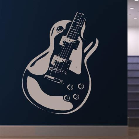 Les Paul Electric Guitar Wall Art Sticker Apex Stickers