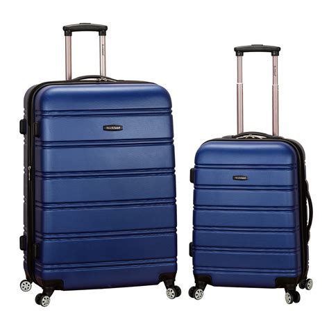 Rockland Melbourne Hardside Expandable Spinner Wheel Luggage Blue 2