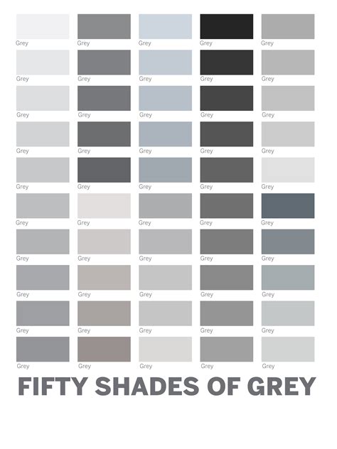 Color Gray 50 Shades Google Search Shades Of Gray Color Color