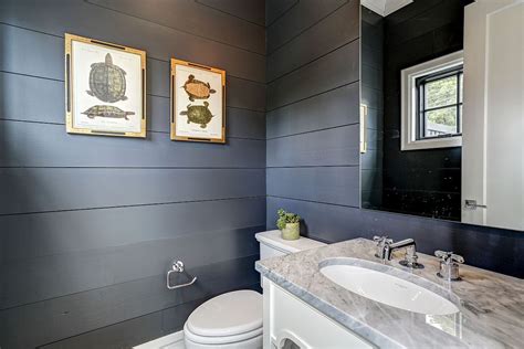 Fabulous Farmhouse Style Powder Rooms Save Space With Cozy