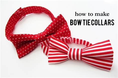 How To Make Awesome Bow Tie Collars For Your Dog
