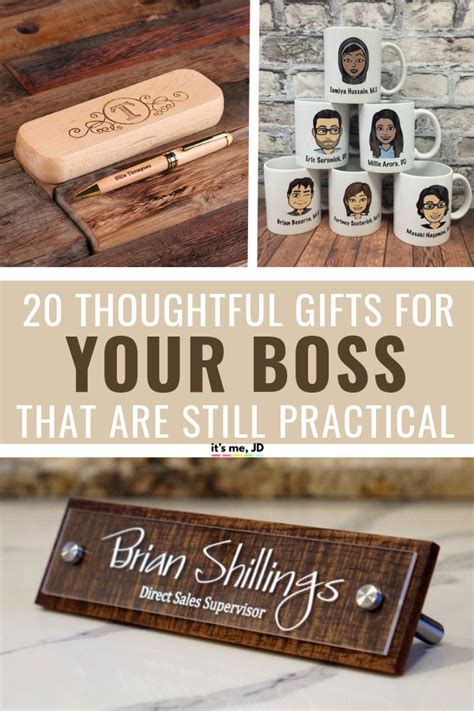 If you want to give something fresh i think the gift options suggested above are totally regular ones. 20 Thoughtful and Practical Gift Ideas For Your Boss ...