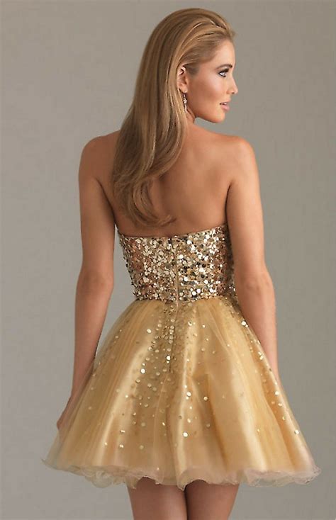 Gold Party Dress Prom Dresses Short Gold Party Dress Gold Prom Dresses