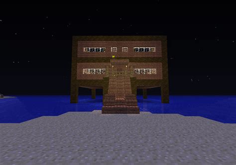 A minecraft survival house on water can be seen as a simple dock house, it is one of the cool minecraft houses that you can build. PC - Elevated house On waterMinecraft PC | DevBest.com ...