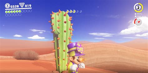 Where to find every hidden purple collectable across all kingdoms. If Mario is hurt by a cacti in Super Mario Odyssey, he ...