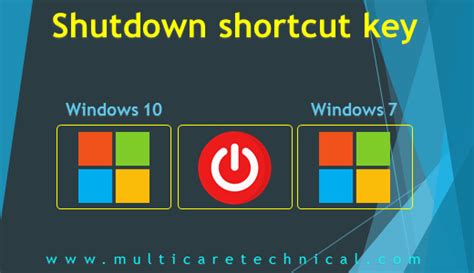 Shutdown Shortcut Key