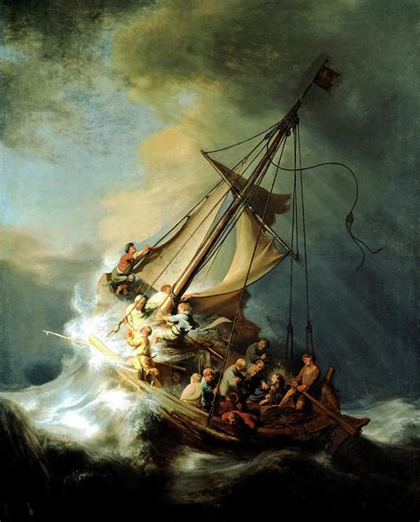 With Jesus In The Storm Rembrandts Meditation Soul Shepherding
