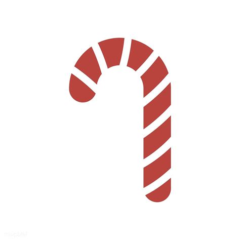Download Free Vector Of Christmas Candy Cane Decoration Icon Vector By