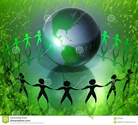 Together Protect The World Stock Image Image 9359591