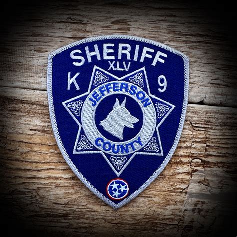 Jefferson County, TN Sheriff's Office K9 Patch – GHOST PATCH