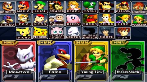 Super Smash Bros Melee How To Unlock All Characters Audiomanialt