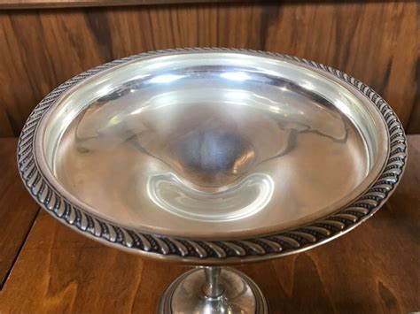 Set Of 4 Sterling Silver Weighted Footed Bowls