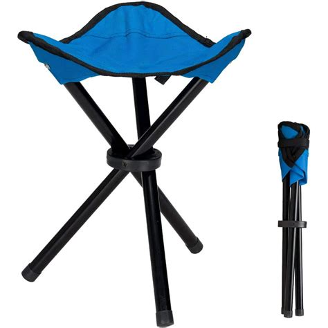 Portable Folding Stool Outdoor 3 Legged Compact Stool Camping Beach