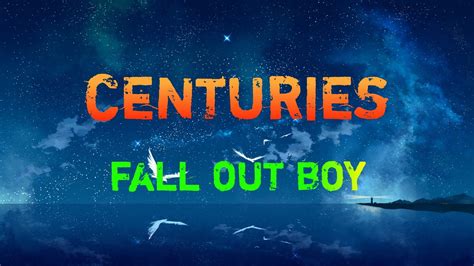 Fall Out Boy Centuries 9d Audio Feat H Studio Youtube
