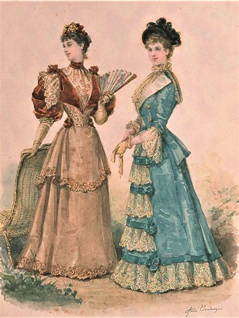 La Mode Illustree 1893 Edwardian Fashion Historical Fashion