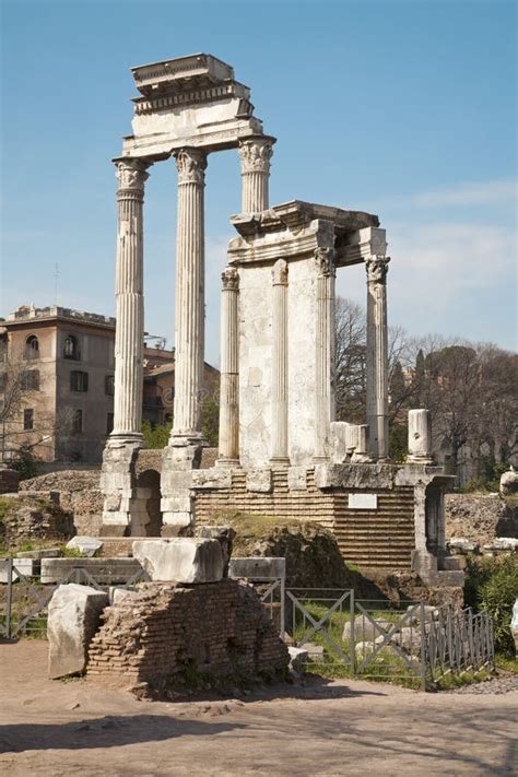 Rome Columns Of Forum Romanum Stock Photo Image Of Church Romanum