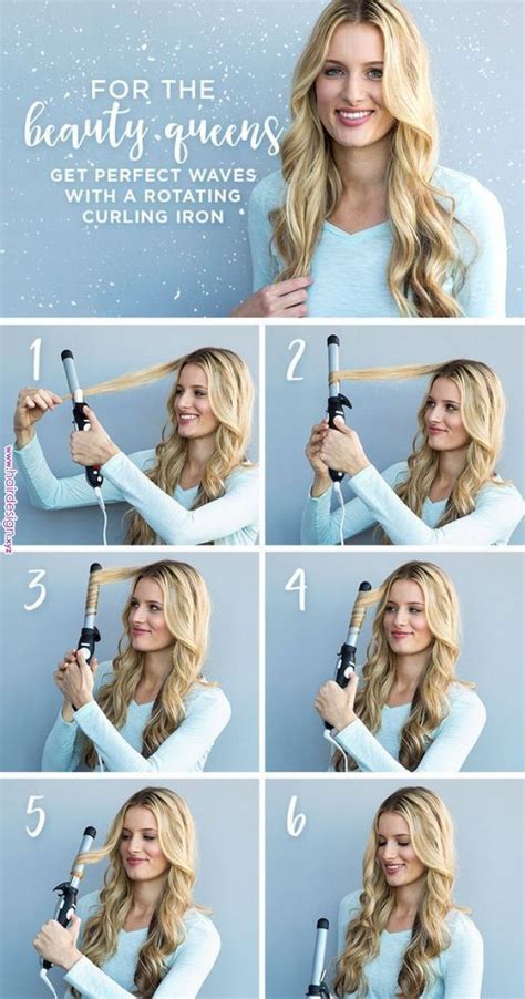 How to Curl Naturally Curly Hair With a Curling Iron How to Curl