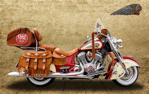 2015 Indian Chief Vintage Motorcycle 2 Photograph By