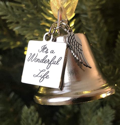 Its A Wonderful Life Angel Bell Ornament Screen Accurate Dhrs Its A