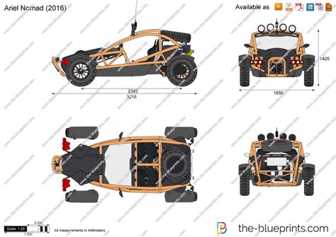 Ariel Nomad Vector Drawing Go Kart Chassis Tube Chassis Karting