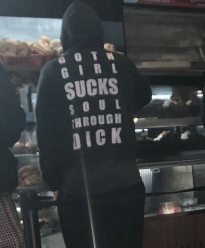 Goth Girl Sucks Soul Through Dick Shirt