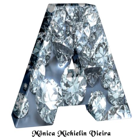 M Michielin Alphabets Alfabeto Diamantes Texture Png Diamonds