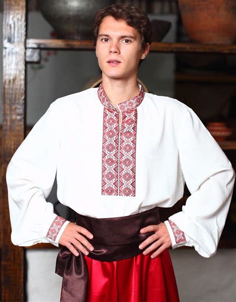 Vyshyvanka Style Ukrainian Shirt Russian Clothing Traditional