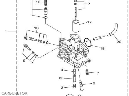Yamaha Ttr Carburetor Diagram
