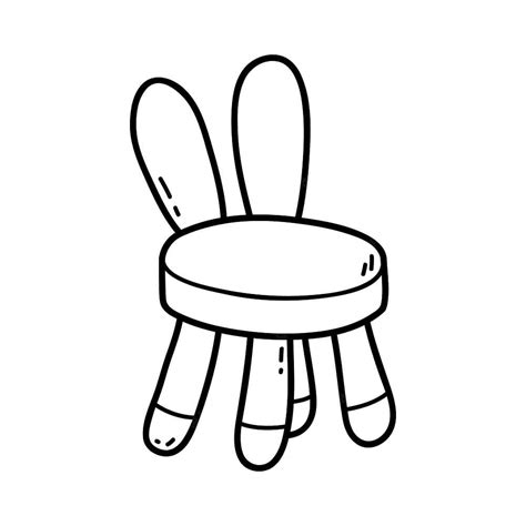 Cute Chair Coloring Page Download Print Or Color Online For Free