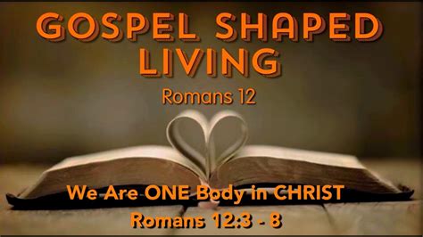 We Are One Body In Christ Youtube