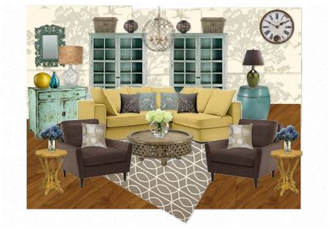 Mustardteal Living Room By Krystalstudio Olioboard Teal Living