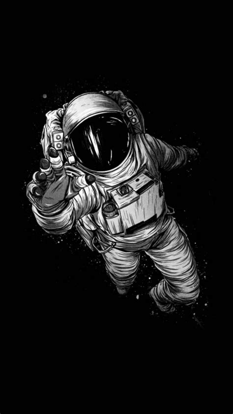 Black Astronaut Wallpapers Wallpaper Cave