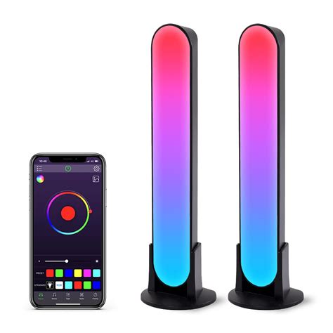 buy zuukoo light smart led light bar rgb with 19 dynamic modes and music sync modes tv led