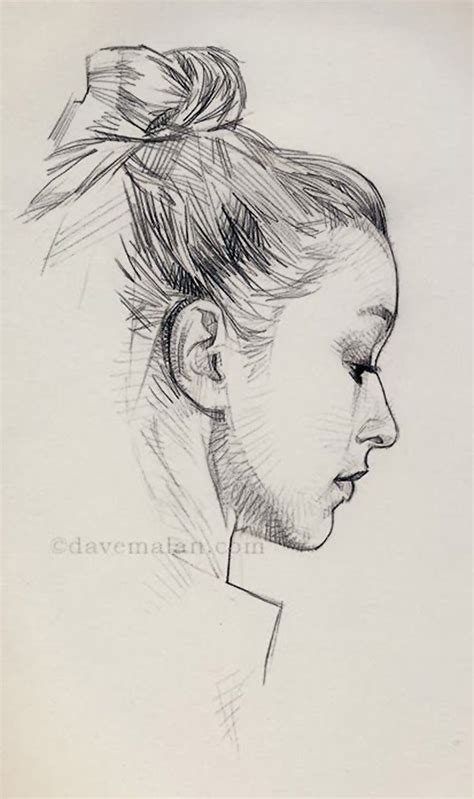 Woman Profile Drawing At Getdrawings Free Download