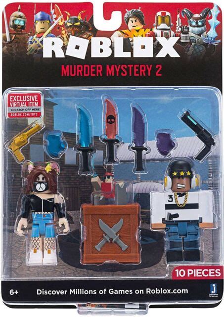 Roblox Murder Mystery 2 Collectible Kids T Miniature Figures For