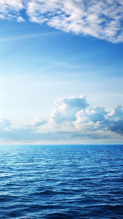 Wallpaper Sea, 5k, 4k wallpaper, ocean, sky, clouds, Nature #5257