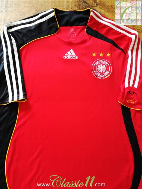 The germany football shirts are prone to attention and popularity, as the selection ranges from the classic, sleek home shirt to a more bold germany away shirt. Germany Away football shirt 2006 - 2008.