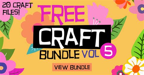 Free Craft Bundle Vol 5 Bundle · Creative Fabrica