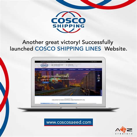 Another Great Victory Successfully Launched Cosco Shipping Lines Website
