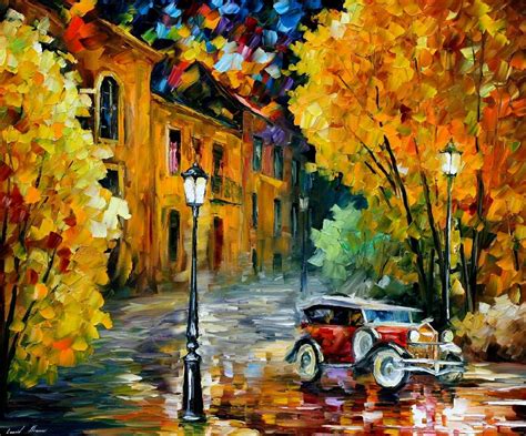 Leonid Afremov, oil on canvas, palette knife, buy original paintings