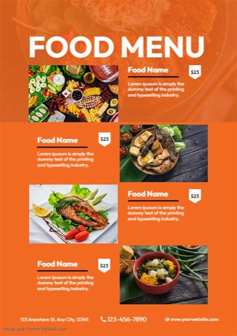 Copy Of Food Delivery Service Ad Postermywall