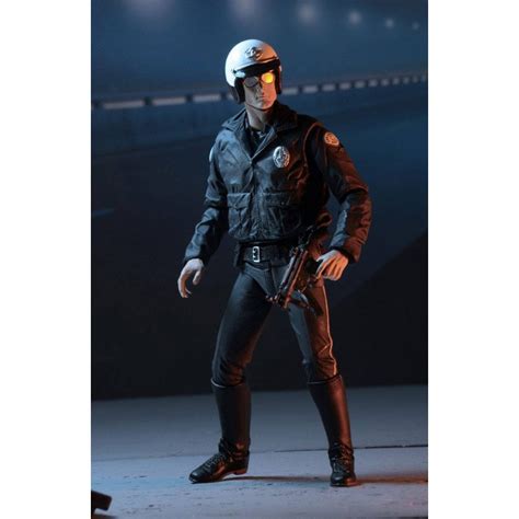 Neca Terminator 2 Ultimate T 1000 Motorcycle Cop Figurine