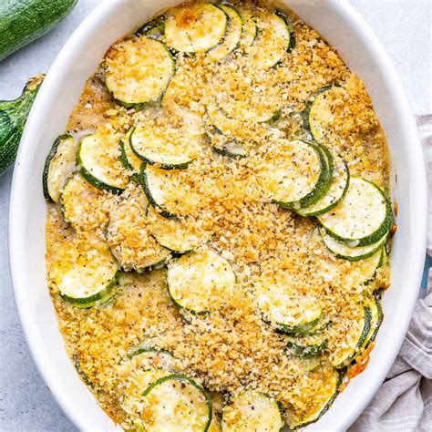 Easy Zucchini Casserole Vegetarian Healthy Fitness Meals