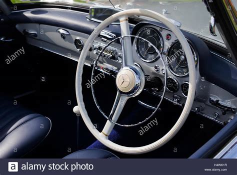 1961 Mercedes Benz 190sl Sports Tourer Interior Dashboard And Steering