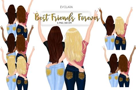 Best Friends Clipart Besties Clipart Friends 366965