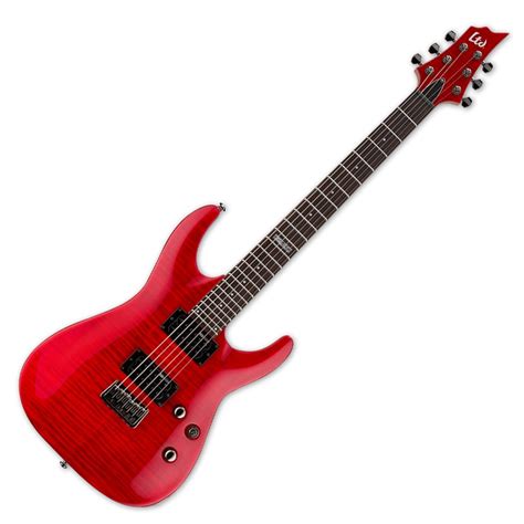 Esp Ltd H 101fm Electric Guitar See Thru Red Gear4music