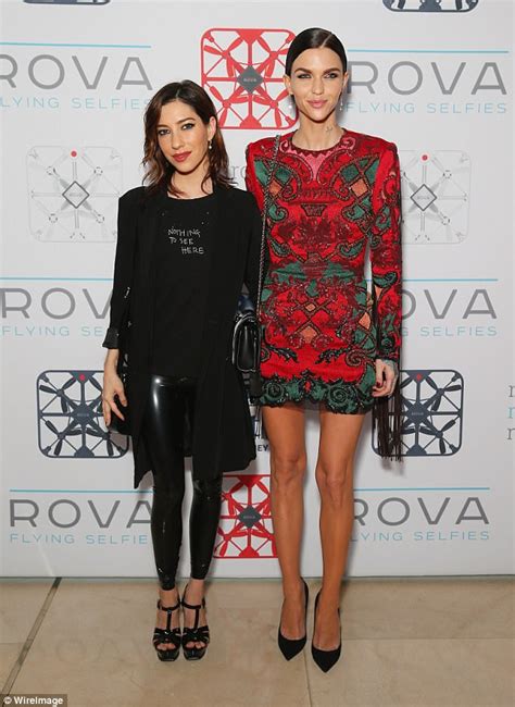 Ruby Rose Kisses Jessica Origliasso Before The Voice Au Daily Mail Online