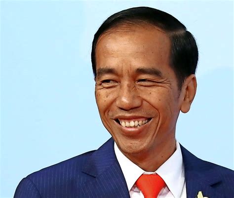 Indonesiens Präsident Joko Widodo Vor Zweiter Amtszeit